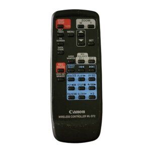 Genuine Canon Wireless Mini DVD Recorder Remote Control WL-D72 Tested and Works